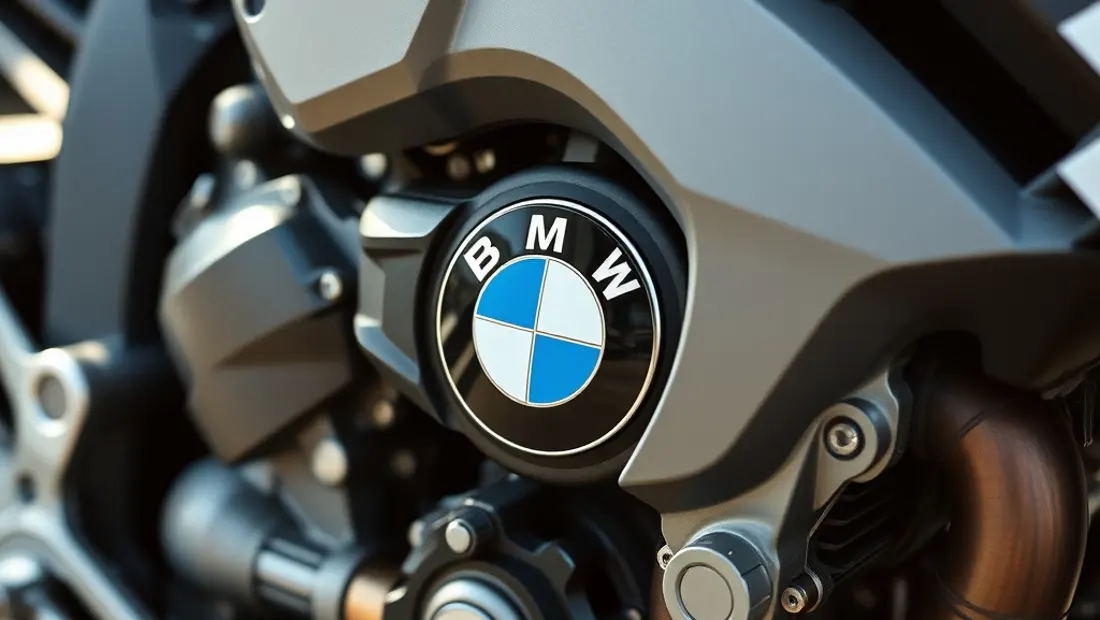 Moteur automobile avec des mécanismes et des composants métalliques