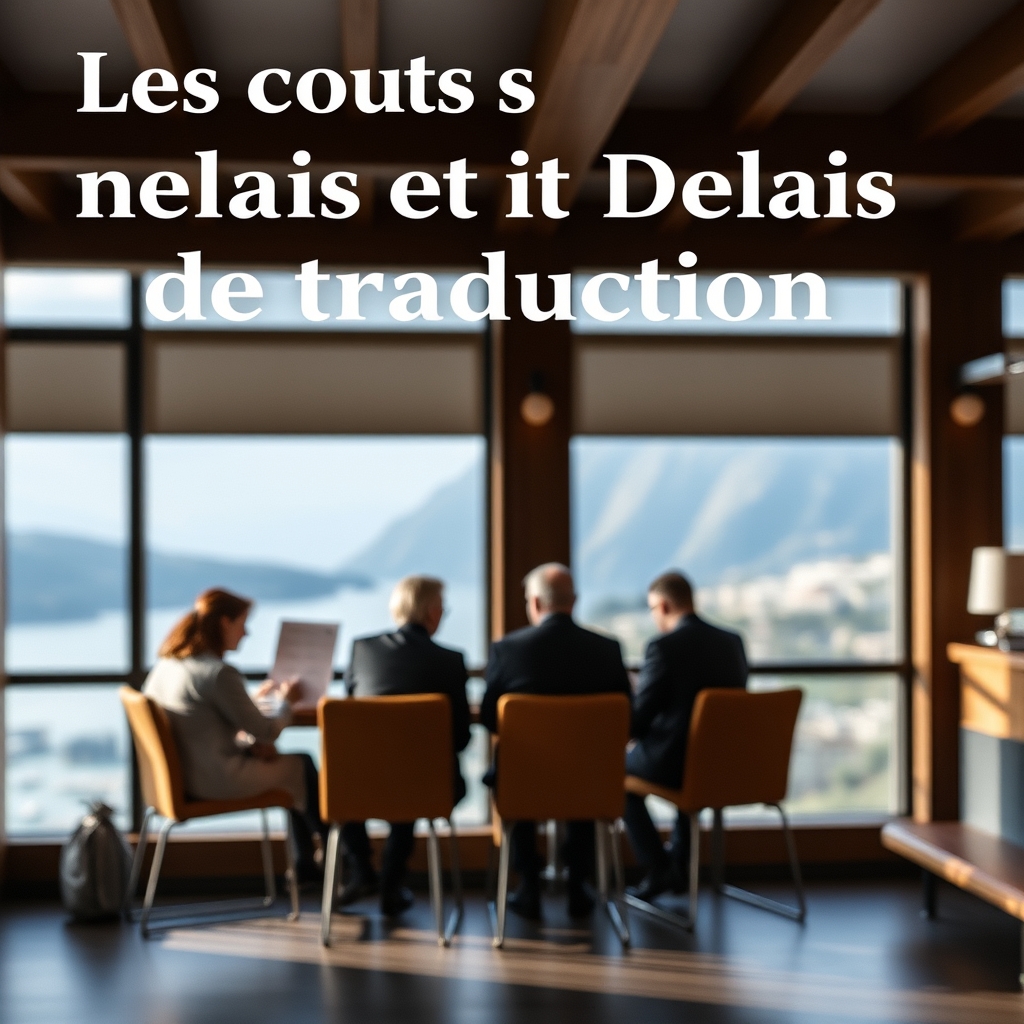 Les Coûts et les Délais de Traduction — fr to eng